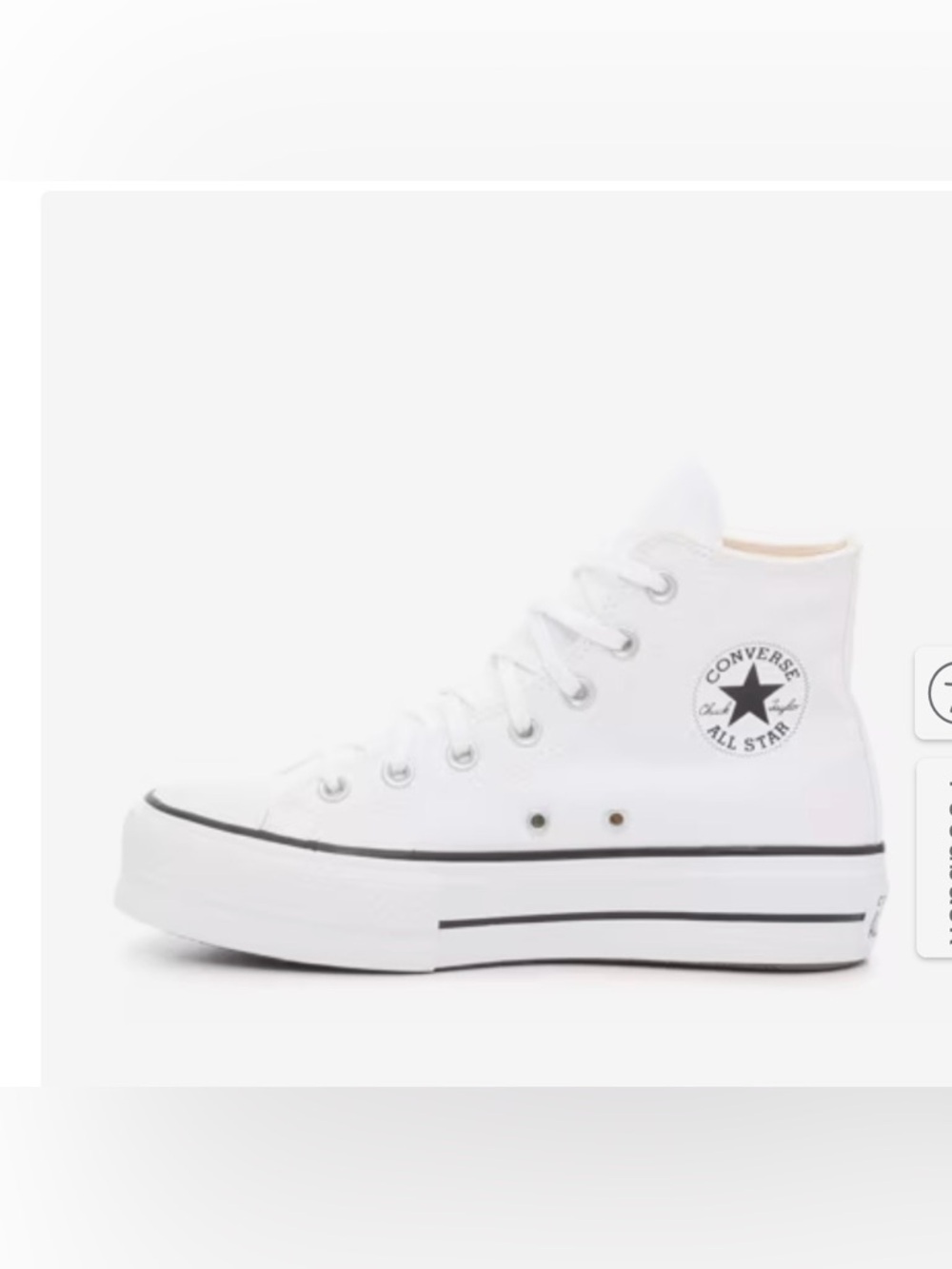 Converse Chuck Taylor All Star High-Top Platform Sneakers shoes - Women's size 7